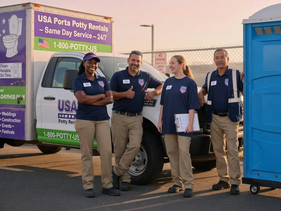 Porta Potty Rental company in Hanna, IN
